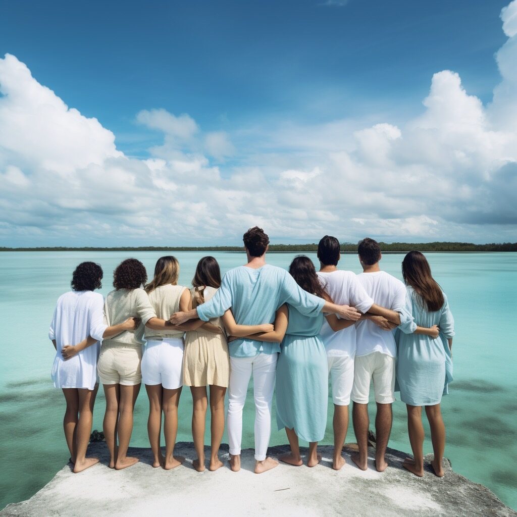 Seres Hug Familia en Conciencia